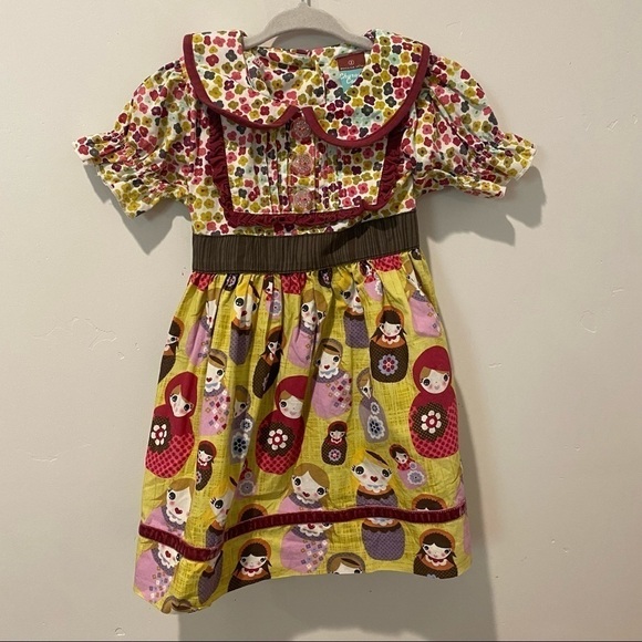 Matilda Jane character counts Russian dolls dress, Sz 2 - Picture 2 of 6